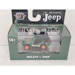 M2 Machines 1:64 Willys MB Jeep 1944 green black